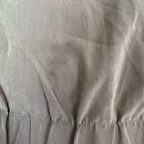 Yoana Baraschi Trench Coat Chocolate Drawstring‎ Waist Pockets Lined Size 6 - Picture 11 of 11